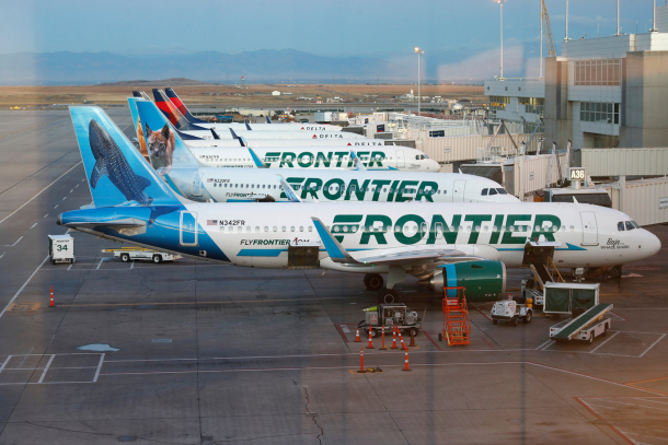 stroller frontier airlines